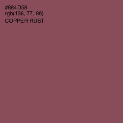 #884D58 - Copper Rust Color Image