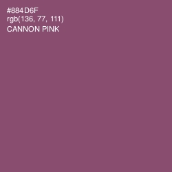 #884D6F - Cannon Pink Color Image