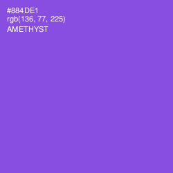 #884DE1 - Amethyst Color Image