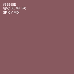 #88595E - Spicy Mix Color Image