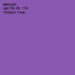 #8859AE - Trendy Pink Color Image