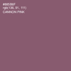 #885B6F - Cannon Pink Color Image