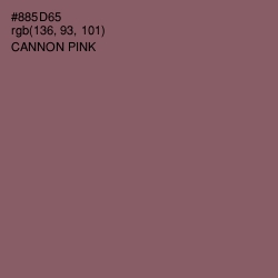 #885D65 - Cannon Pink Color Image