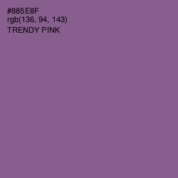 #885E8F - Trendy Pink Color Image