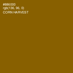 #886000 - Corn Harvest Color Image