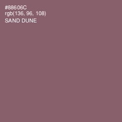 #88606C - Sand Dune Color Image