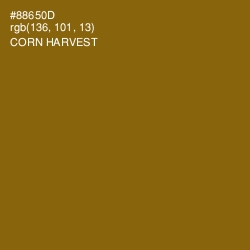 #88650D - Corn Harvest Color Image
