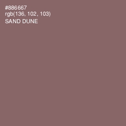 #886667 - Sand Dune Color Image
