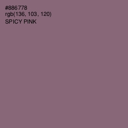 #886778 - Spicy Pink Color Image