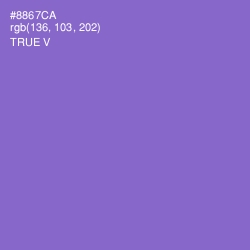 #8867CA - True V Color Image
