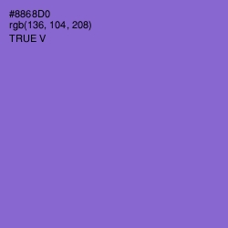 #8868D0 - True V Color Image