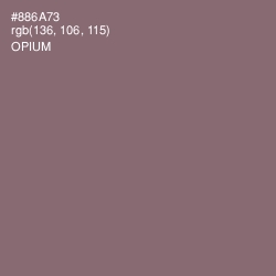 #886A73 - Opium Color Image