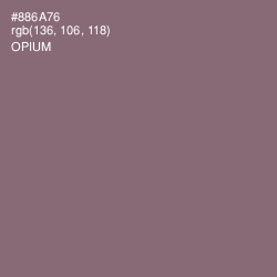 #886A76 - Opium Color Image