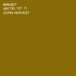 #886B07 - Corn Harvest Color Image