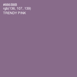 #886B8B - Trendy Pink Color Image