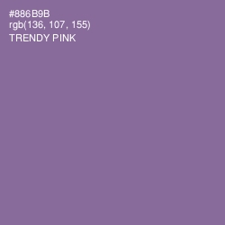 #886B9B - Trendy Pink Color Image