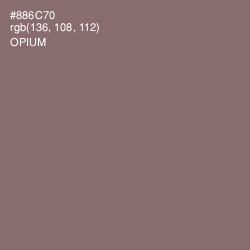 #886C70 - Opium Color Image