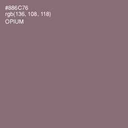 #886C76 - Opium Color Image