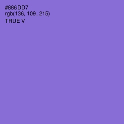 #886DD7 - True V Color Image
