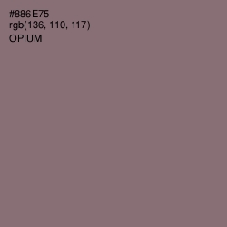 #886E75 - Opium Color Image