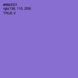 #886ED1 - True V Color Image