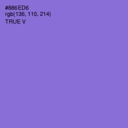 #886ED6 - True V Color Image