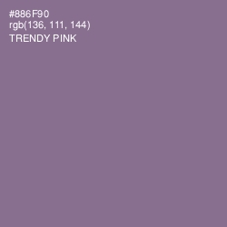 #886F90 - Trendy Pink Color Image
