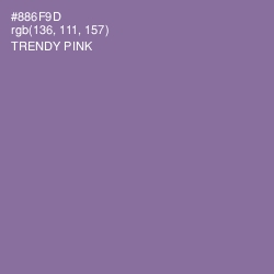 #886F9D - Trendy Pink Color Image