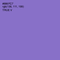 #886FC7 - True V Color Image