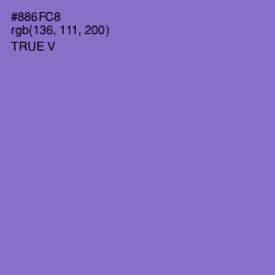 #886FC8 - True V Color Image