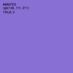 #886FD3 - True V Color Image