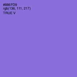 #886FD9 - True V Color Image