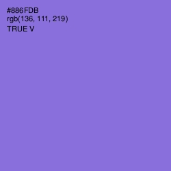 #886FDB - True V Color Image