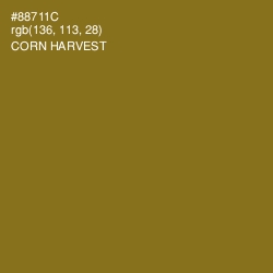 #88711C - Corn Harvest Color Image