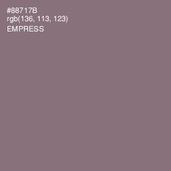 #88717B - Empress Color Image