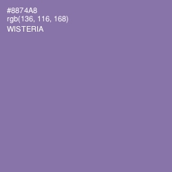 #8874A8 - Wisteria Color Image