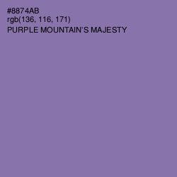 #8874AB - Purple Mountain's Majesty Color Image