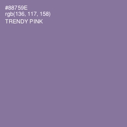 #88759E - Trendy Pink Color Image