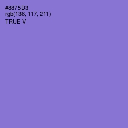 #8875D3 - True V Color Image