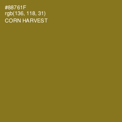 #88761F - Corn Harvest Color Image