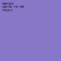 #8876C6 - True V Color Image