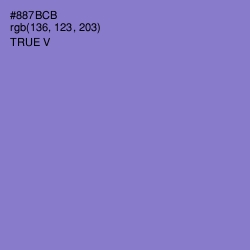 #887BCB - True V Color Image