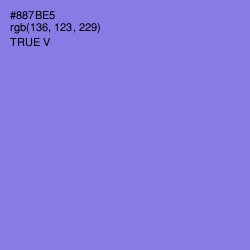 #887BE5 - True V Color Image