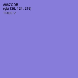 #887CDB - True V Color Image