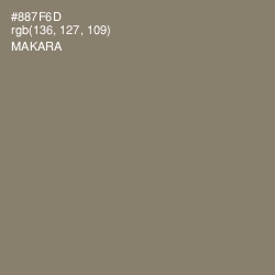 #887F6D - Makara Color Image