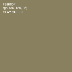 #88805F - Clay Creek Color Image