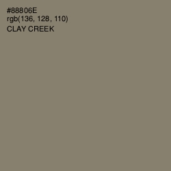 #88806E - Clay Creek Color Image