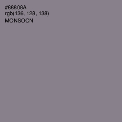 #88808A - Monsoon Color Image