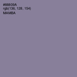 #88809A - Mamba Color Image