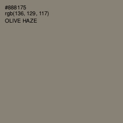 #888175 - Olive Haze Color Image